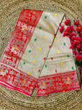Tissue Saree with Buti Work All Over by Desi Aadat